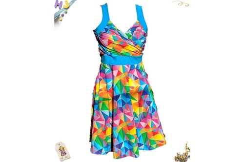 Twirly juice dress available at Hiccups & Juice